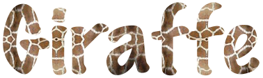 style="font-family:'Marker Felt';;font-size:91pt;color:white;">Giraffe