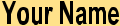 style="font-family:Arial,sans-serif;;font-size:16pt;">Your Namestyle="font-family:'Comic Sans MS',sans-serif;;font-size:14pt;">style="font-family:'Comic Sans MS',sans-serif;;font-size:14pt;">