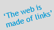 ‘The web is made of links’