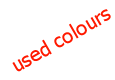 used colours