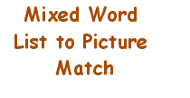 Mixed Word List to Picture Match